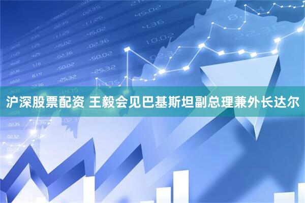 沪深股票配资 王毅会见巴基斯坦副总理兼外长达尔